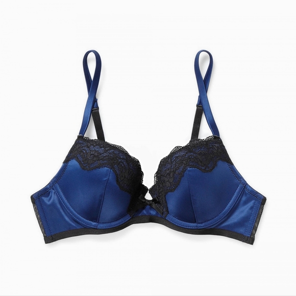 Blush Lingerie Contour Bra in Sapphire Blue - Picture 2 of 4